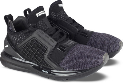 

Puma Boys & Girls Lace Sneakers(Black, Puma black-puma silver