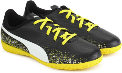 

Puma Boys & Girls Lace Sneakers(Black, Puma black-puma white-blazing