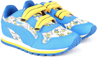 

Puma Boys & Girls Lace Sneakers(Blue, Puma white-lapis blue-minion y