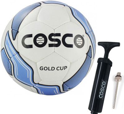 

Cosco Gold Cup ( Size -5 ) Football With Football Pump Football Kit