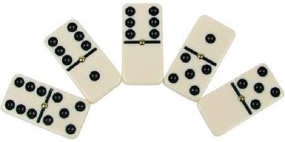 

Webby Premium Double Six Dominoes with Sturdyplastic Case(Multicolor)