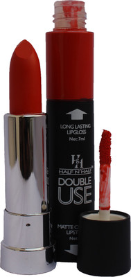 

Half N Half Double Use Lip Color(Neon Orange, 11 ml)