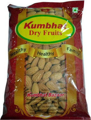 

Kumbhat Dry Fruits Healthy Almonds(500 g, Pouch)