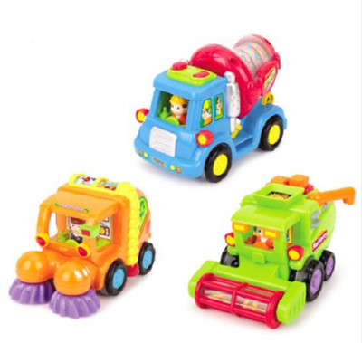 

Webby Push and Go Friction Powered Toy Trucks(Multicolor)
