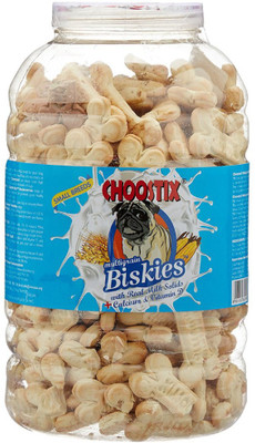 

Choostix Biskies Milk Dog Chew(1 kg, Pack of 1)