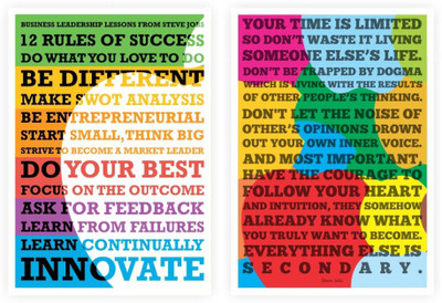

PW Steve Jobs Apple Motivational Quotes Wall Poster 13*19 inches Matte Finish Paper Print(19 inch X 13 inch, Rolled)