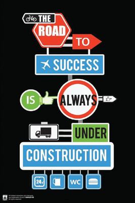 

PW The Road To Success Special Wall Poster 13*19 inches Matte Finish Paper Print(19 inch X 13 inch, Rolled)