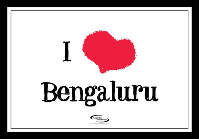 

PW I Love Bengaluru Wall Poster 13*19 inches Matte Finish Paper Print(19 inch X 13 inch, Rolled)