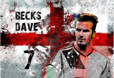 

David Beckham Wall Poster POSTER PRINT ON 13X19 INCHES Paper Print(19 inch X 13 inch, Rolled)