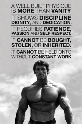 

PW - Arnold Quotes Wall Poster 13*19 inches Matte Finish Paper Print(19 inch X 13 inch, Rolled)