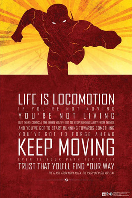 

PW Flash Justice League Quote Special Wall Poster 13*19 inches Matte Finish Paper Print(19 inch X 13 inch, Rolled)