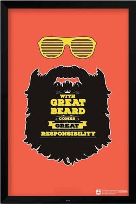 

PW Beard QuotesWall Poster 13*19 inches Matte Finish Paper Print(19 inch X 13 inch, Rolled)