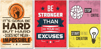 

PW Motivational For Office And Study RoomWall Poster 13*19 inches Matte Finish Paper Print(19 inch X 13 inch, Rolled)