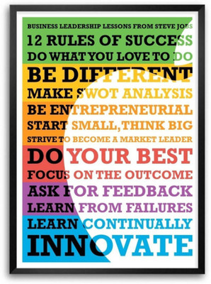 

PW Original Quotes Decorative Wall Poster 13*19 inches Matte Finish Paper Print(19 inch X 13 inch, Rolled)