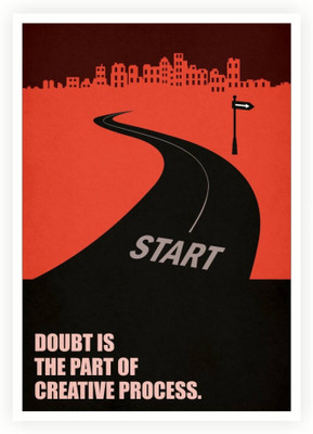 

PW Doubt is a Creative Process Business Quotes Wall Poster 13*19 inches Matte Finish Paper Print(19 inch X 13 inch, Rolled)