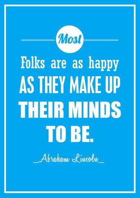 

PW 'Happy Folks - Abraham Lincoln' Wall Poster 13*19 inches Matte Finish Paper Print(19 inch X 13 inch, Rolled)