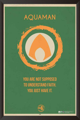 

PW Aquaman Justice LeagueWall Poster 13*19 inches Matte Finish Paper Print(19 inch X 13 inch, Rolled)