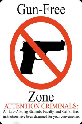 

PW gun free zone Wall Poster 13*19 inches Matte Finish Paper Print(19 inch X 13 inch, Rolled)