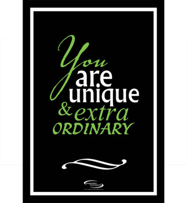 

PW You are Unique Wall Poster 13*19 inches Matte Finish Paper Print(19 inch X 13 inch, Rolled)