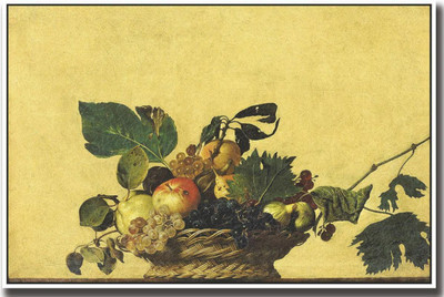 

Fruit basket art Poster POSTER PRINT ON 13X19 INCHES Paper Print(19 inch X 13 inch, Rolled)