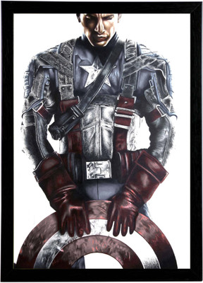 

PW captain-america-modernWall Poster 13*19 inches Matte Finish Paper Print(19 inch X 13 inch, Rolled)