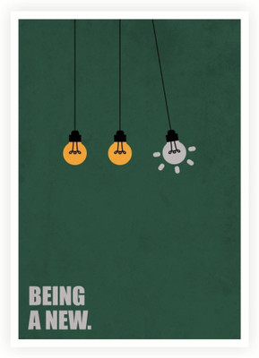 

PW Being A New Business Quotes Wall Poster 13*19 inches Matte Finish Paper Print(19 inch X 13 inch, Rolled)