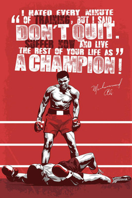 

PW Ali Wall Poster 13*19 inches Matte Finish Paper Print(19 inch X 13 inch, Rolled)