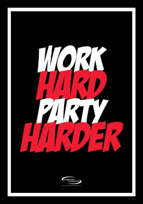 

PW Work Hard Py Harder Wall Poster 13*19 inches Matte Finish Paper Print(19 inch X 13 inch, Rolled)
