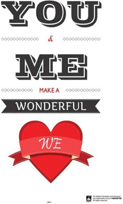 

PW You And MeWall Poster 13*19 inches Matte Finish Paper Print(19 inch X 13 inch, Rolled)