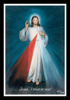 

PW Divine Mercy - Jesus Wall Poster 13*19 inches Matte Finish Paper Print(19 inch X 13 inch, Rolled)