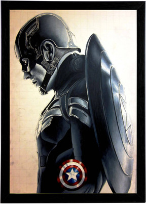 

PW captain-america-modernWall Poster 13*19 inches Matte Finish Paper Print(19 inch X 13 inch, Rolled)