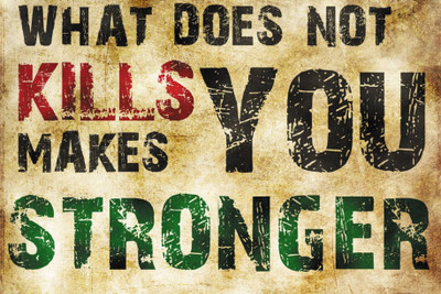 

PW what does not kills Wall Poster 13*19 inches Matte Finish Paper Print(19 inch X 13 inch, Rolled)