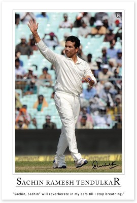 

PW 'Sachin Tendulkar - Farewell Test' Wall Poster 13*19 inches Matte Finish Paper Print(19 inch X 13 inch, Rolled)