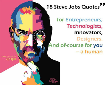 

PW Original Quotes Decorative Steve Jobs Wall Poster 13*19 inches Matte Finish Paper Print(19 inch X 13 inch, Rolled)