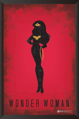 

PW Wonder Woman Justice LeagueWall Poster 13*19 inches Matte Finish Paper Print(19 inch X 13 inch, Rolled)