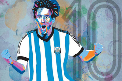 

PW - Lionel Messi Wall Poster 13*19 inches Matte Finish Paper Print(19 inch X 13 inch, Rolled)