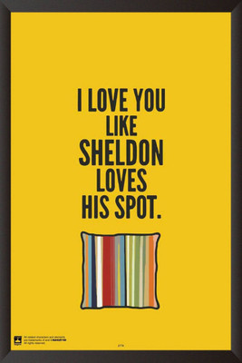 

PW I Love YouWall Poster 13*19 inches Matte Finish Paper Print(19 inch X 13 inch, Rolled)