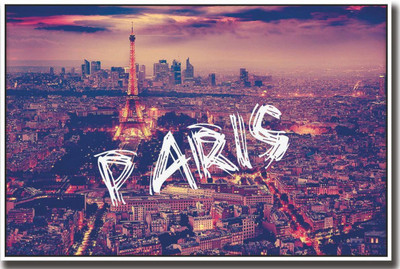 

Colourful amazing Paris Poster POSTER PRINT ON 13X19 INCHES 3D Poster(13 inch X 19 inch, Rolled)