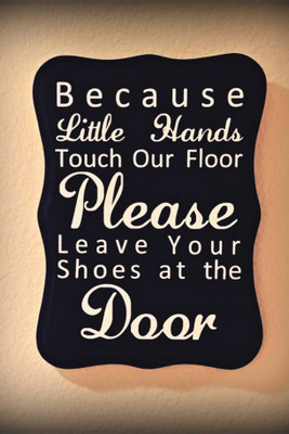 

PW please take off your shoes Wall Poster 13*19 inches Matte Finish Paper Print(19 inch X 13 inch, Rolled)
