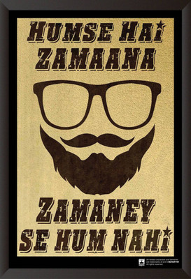 

PW Hamse Hai Zamana Special Wall Poster 13*19 inches Matte Finish Paper Print(19 inch X 13 inch, Rolled)