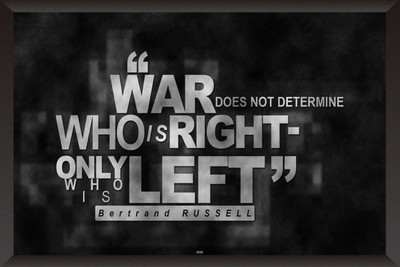 

PW Bertrand Russell Quote Wall Poster 13*19 inches Matte Finish Paper Print(19 inch X 13 inch, Rolled)