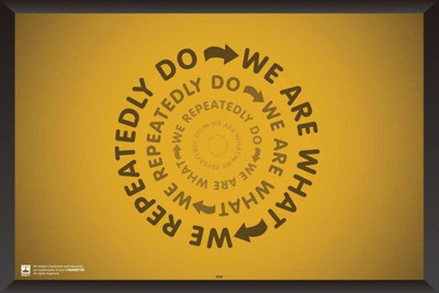 

PW We Are What We Repeatedly DoWall Poster 13*19 inches Matte Finish Paper Print(19 inch X 13 inch, Rolled)