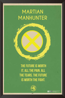 

PW Mian Manhunter Justice LeagueWall Poster 13*19 inches Matte Finish Paper Print(19 inch X 13 inch, Rolled)
