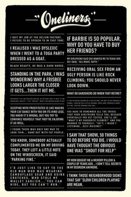 

PW Oneliners Wall Poster 13*19 inches Matte Finish Paper Print(19 inch X 13 inch, Rolled)