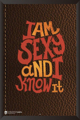 

PW I Am Sexy And I Know ItWall Poster 13*19 inches Matte Finish Paper Print(19 inch X 13 inch, Rolled)