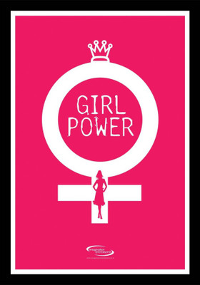

PW Girl Power Wall Poster 13*19 inches Matte Finish Paper Print(19 inch X 13 inch, Rolled)