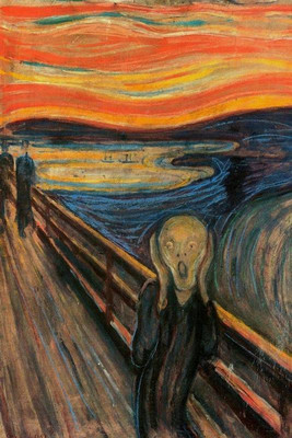 

Poster The Scream by Edvard Munch Poster POSTER PRINT ON 13X19 INCHES Paper Print(19 inch X 13 inch, Rolled)