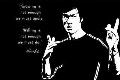 

PW Bruce Lee Strength quote Wall Poster 13*19 inches Matte Finish Paper Print(19 inch X 13 inch, Rolled)