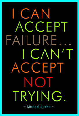 

PW 'Michael Jordan Quote' Wall Poster 13*19 inches Matte Finish Paper Print(19 inch X 13 inch, Rolled)