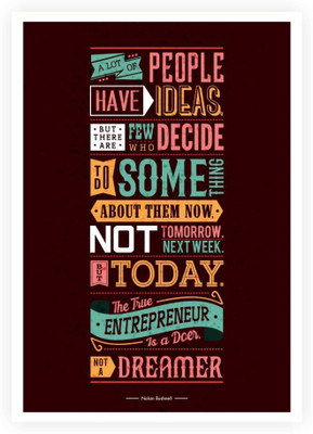 

PW A Lot Of People Have Ideas Wall Poster 13*19 inches Matte Finish Paper Print(19 inch X 13 inch, Rolled)